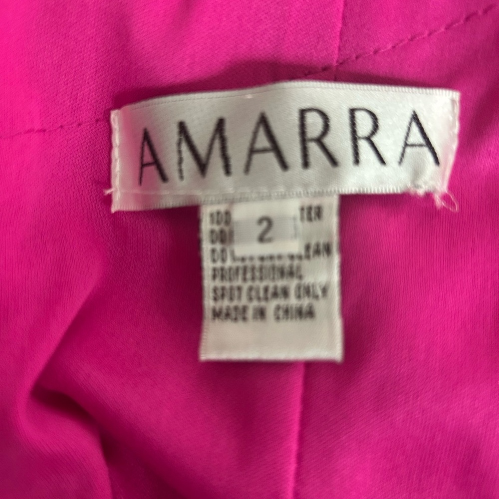 AMARRA HOT PINK FORMAL DRESS - Picture 4 of 4